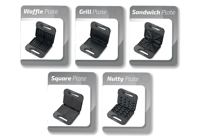 სენდვიჩ-გრილი Sandwich Maker ZILAN ZLN3932 — 7