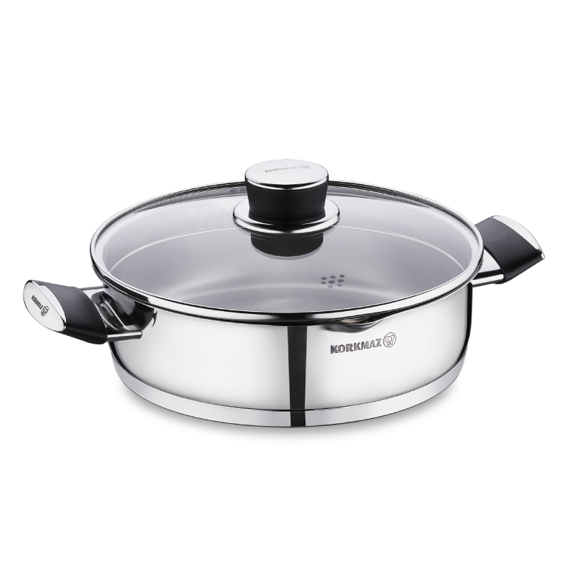Korkmaz A2084 Deep Casserole 24x7cm / 3.0l ქვაბი